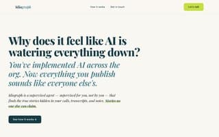 Screenshot of idiograph.ai