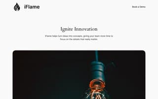 Screenshot of iflame.ai