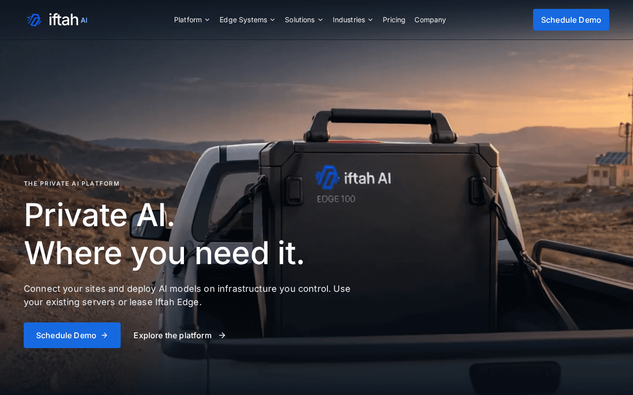 Screenshot of iftah.ai
