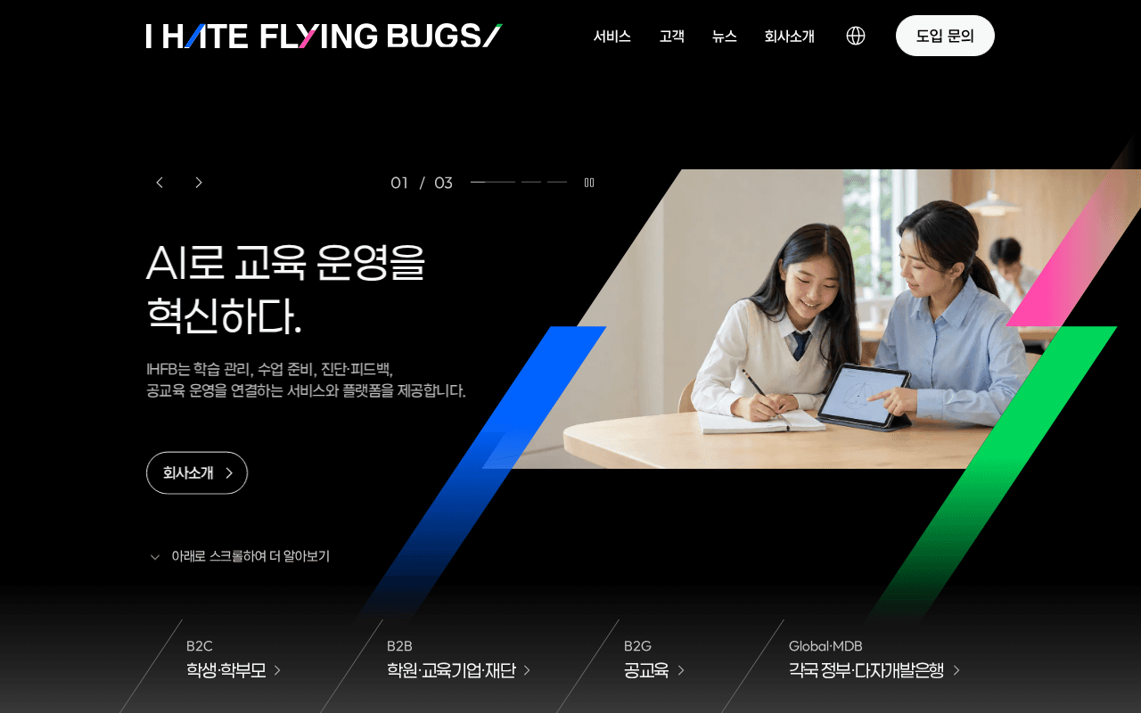 Screenshot of ihfb.ai