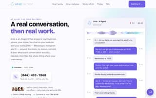 Screenshot of iiinie.ai