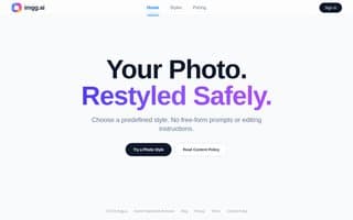 Screenshot of imgg.ai