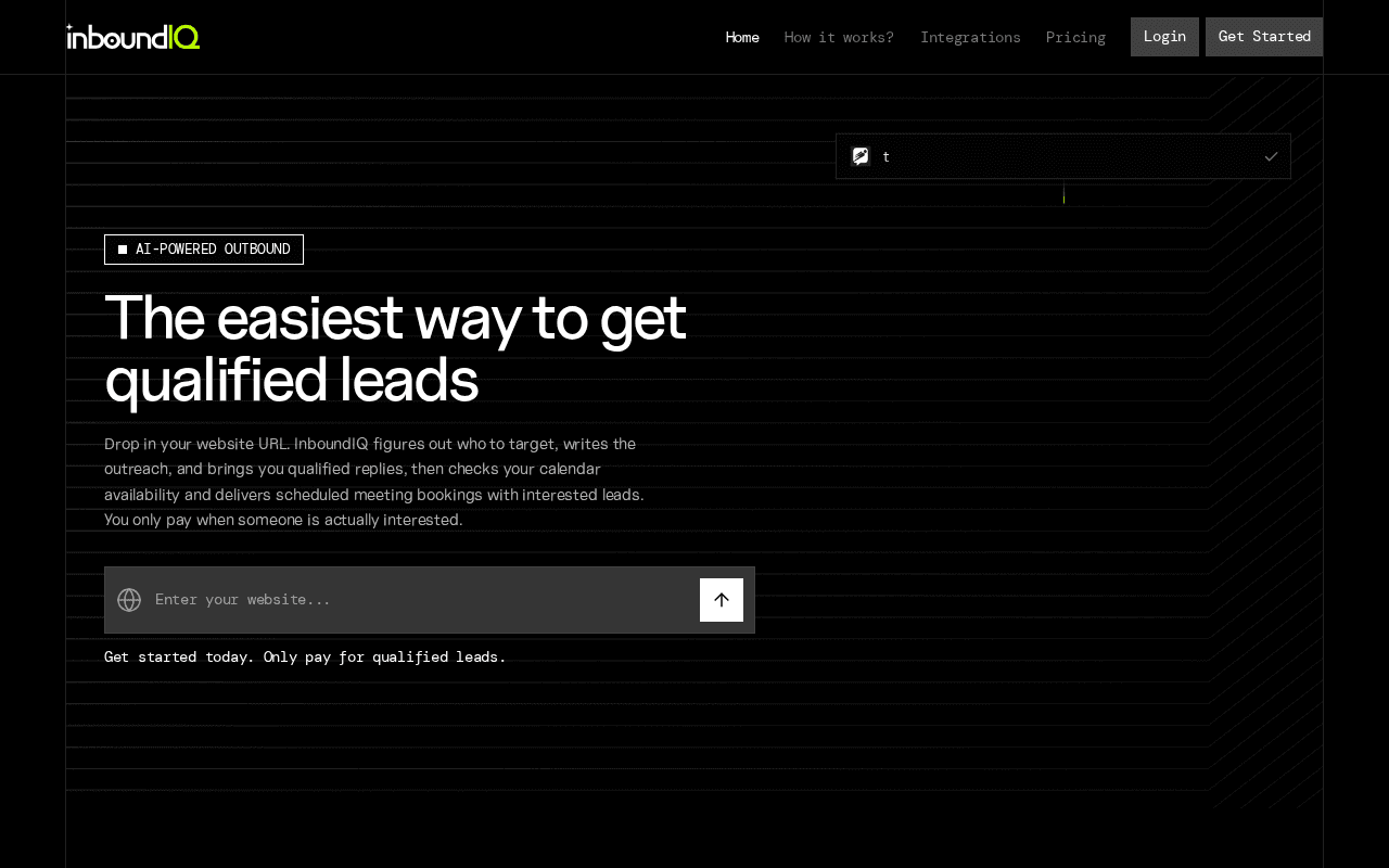 Screenshot of inboundiq.ai