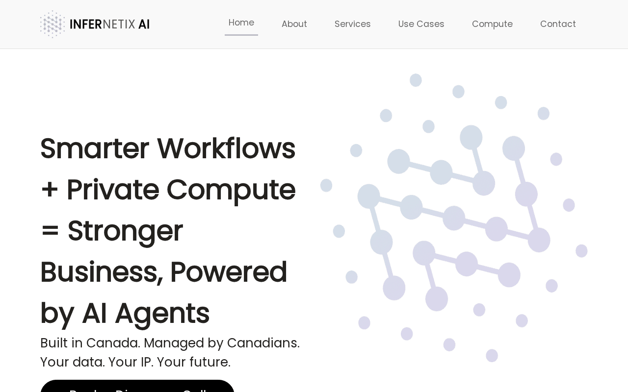Screenshot of infernetix.ai