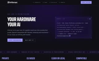 Thumbnail of infersec.ai