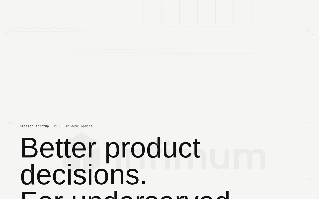 Screenshot of infimum.ai