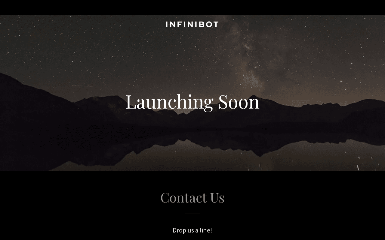 Screenshot of infinibot.ai