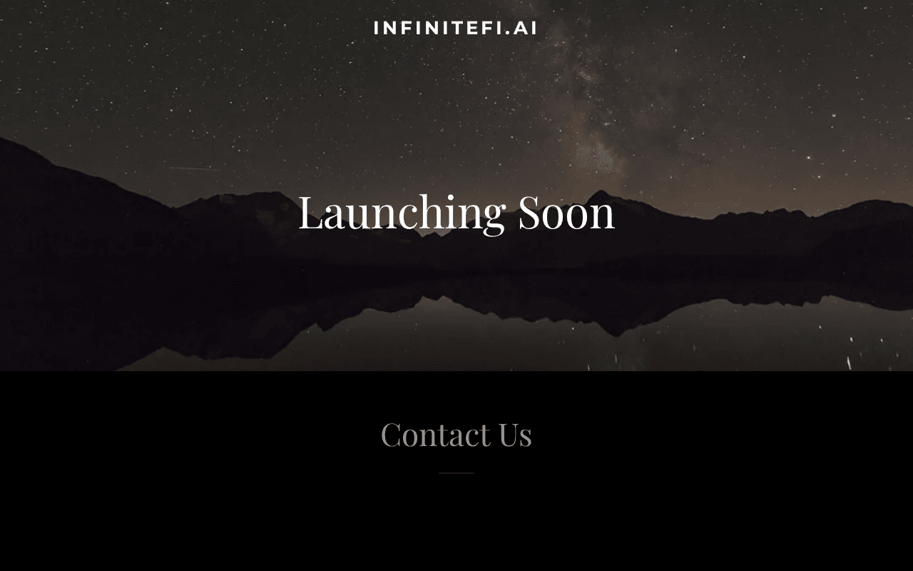 Screenshot of infinitefi.ai