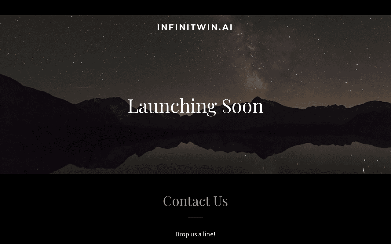 Screenshot of infinitwin.ai