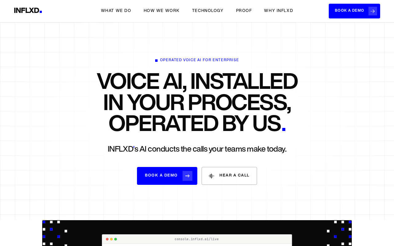 Screenshot of inflxd.ai