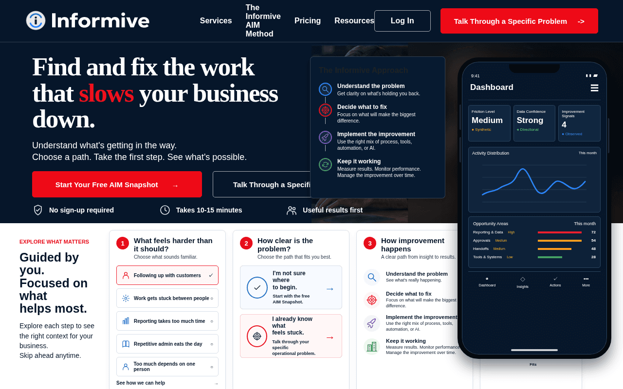 Screenshot of informive.ai