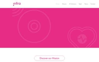 Screenshot of infra-x.ai