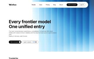 Screenshot of infron.ai