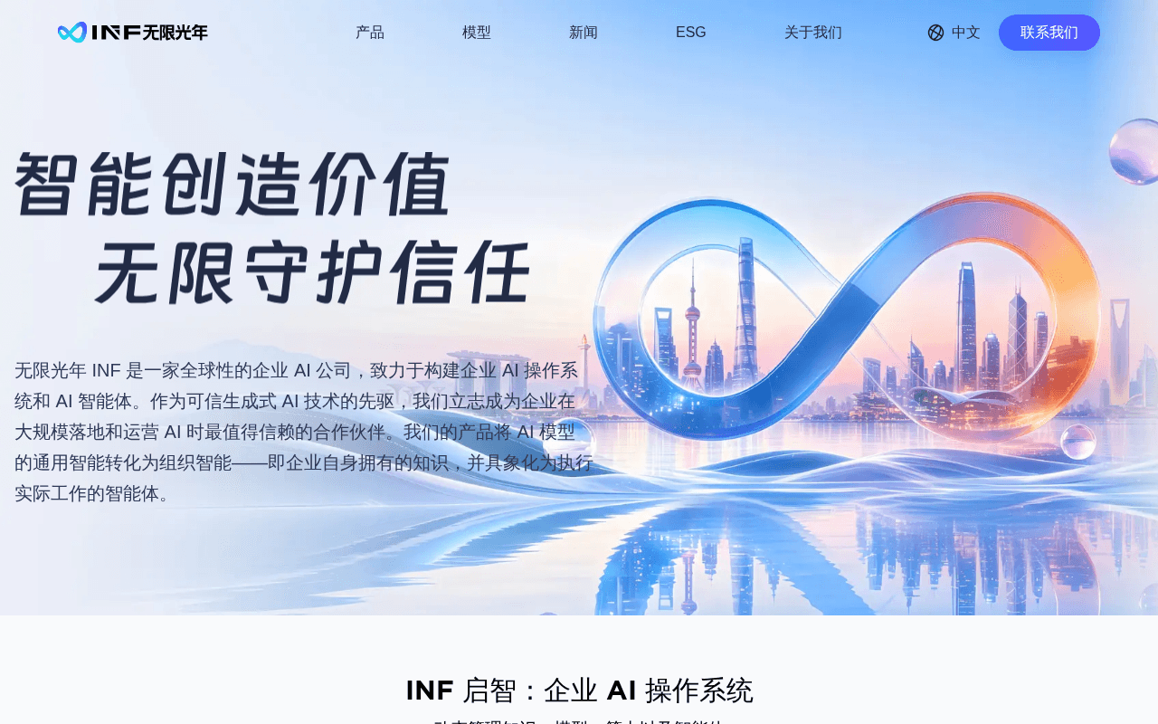 Screenshot of inftech.ai