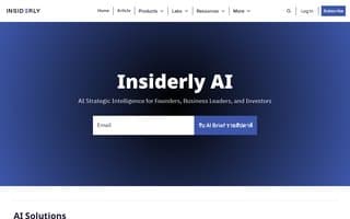 Screenshot of insiderly.ai