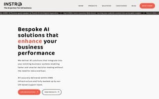 Screenshot of instro.ai