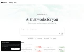 Screenshot of instruct.ai