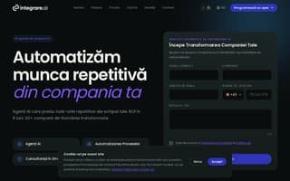Screenshot of integrare.ai