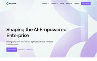 Screenshot of intellya.ai