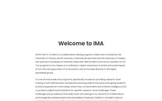 Screenshot of intermath.ai
