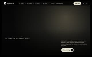 Screenshot of invideoai.ai