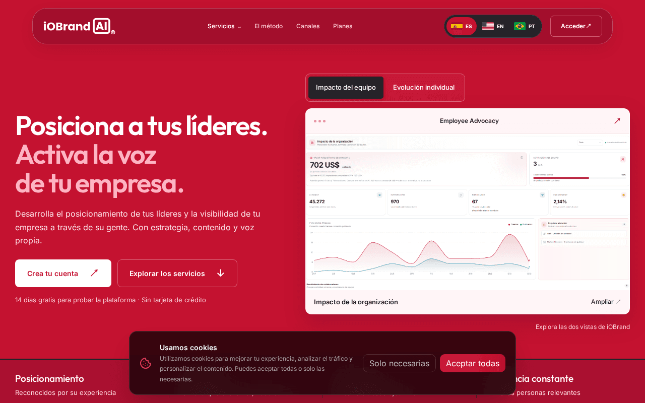 Screenshot of iobrand.ai