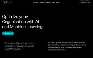 Screenshot of isazi.ai