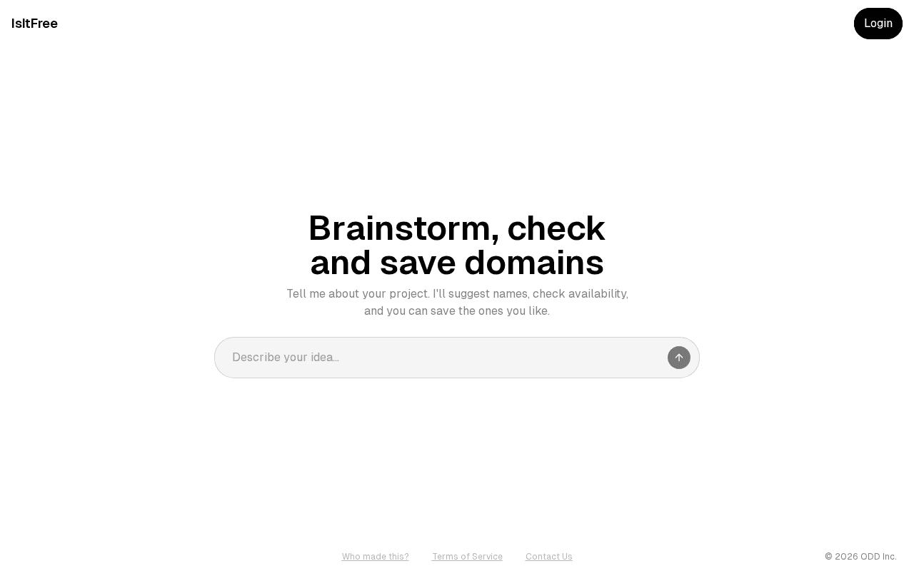 Screenshot of isitfree.ai