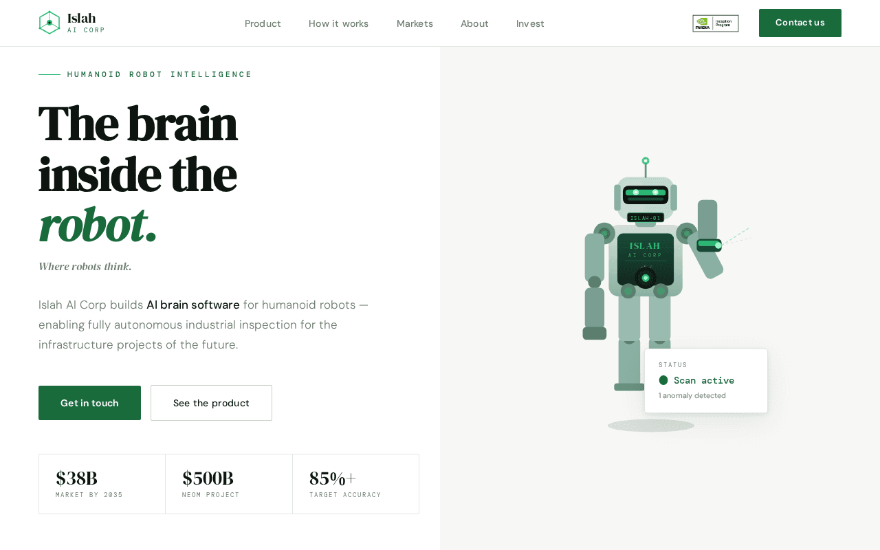 Screenshot of islah.ai
