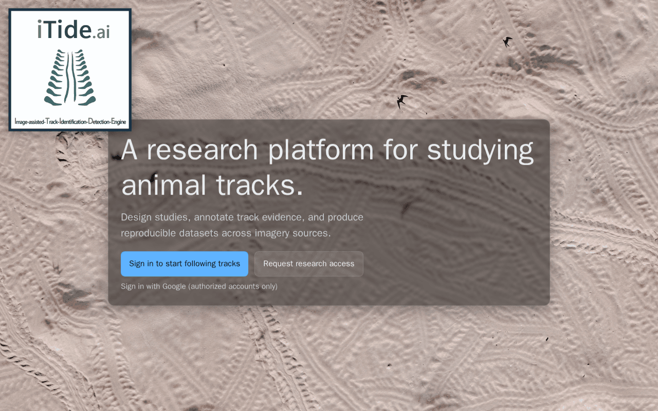 Screenshot of itide.ai