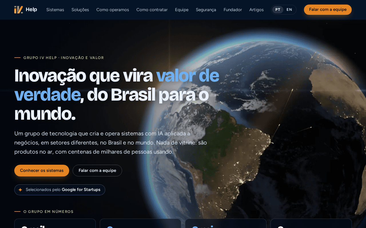 Screenshot of ivhelp.ai