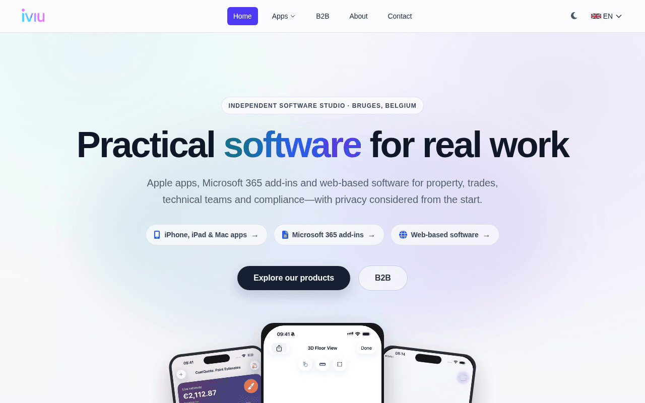 Screenshot of iviu.ai