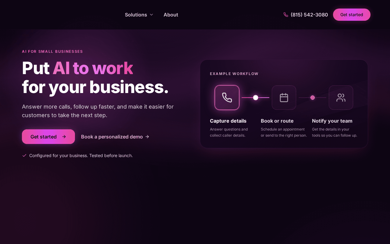 Screenshot of jagency.ai