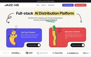 Screenshot of jazzhq.ai