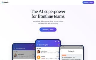 Screenshot of jeeth.ai