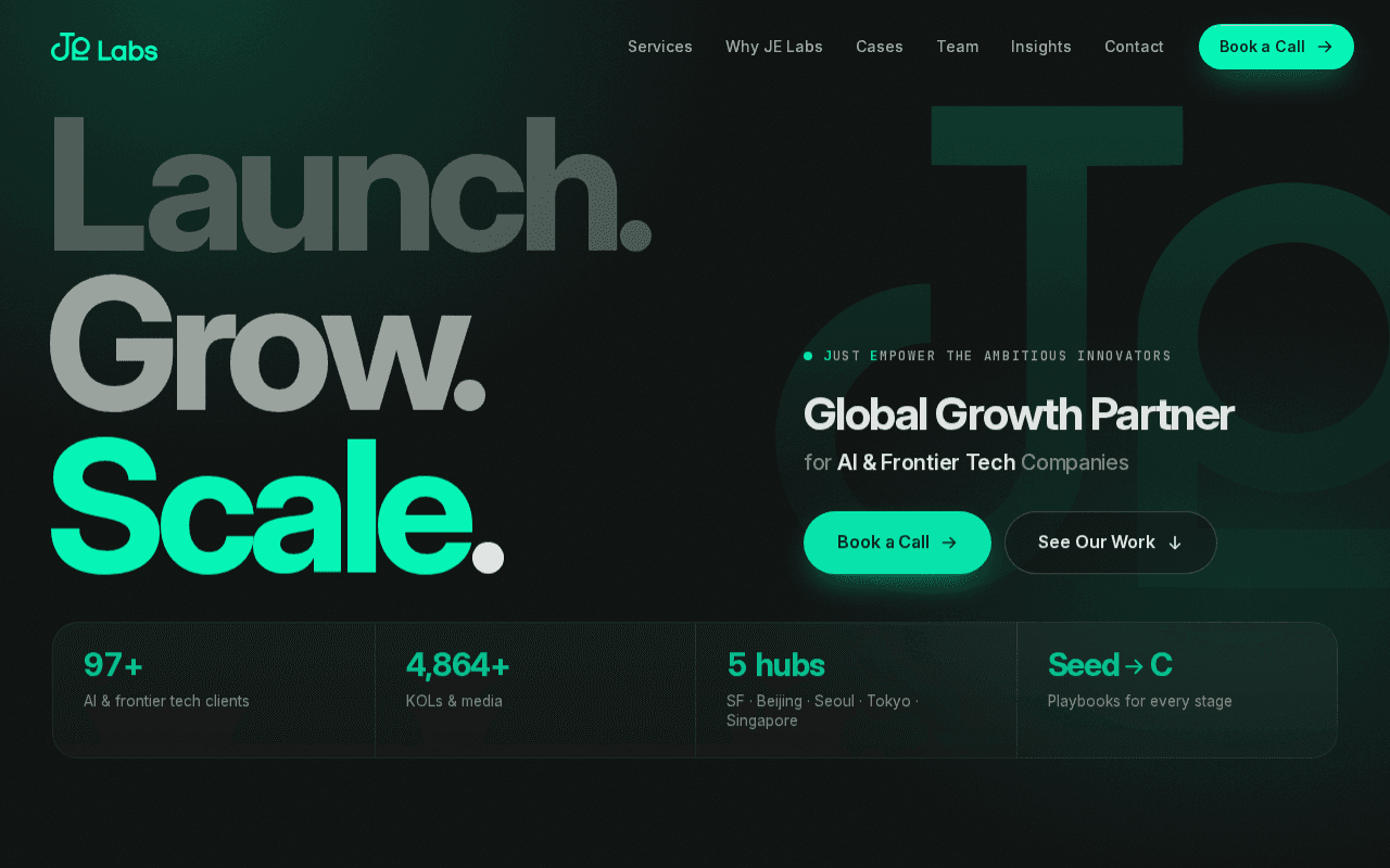 Screenshot of jelabs.ai