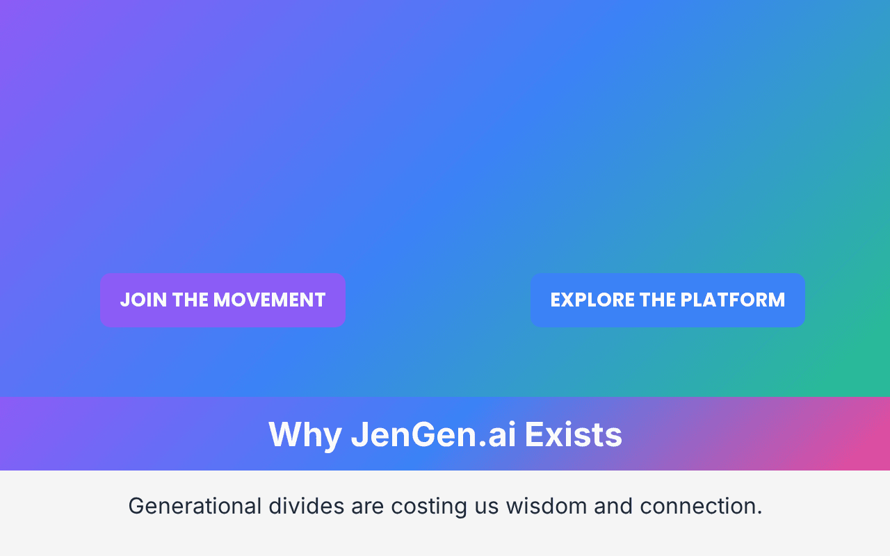 Screenshot of jengen.ai