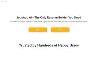Screenshot of jobsapp.ai