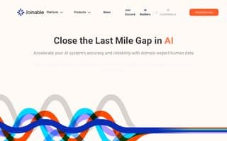Screenshot of joinable.ai