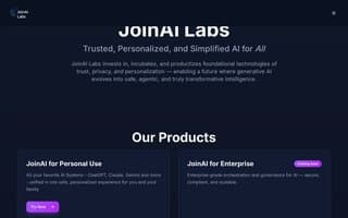 Screenshot of joinai.ai