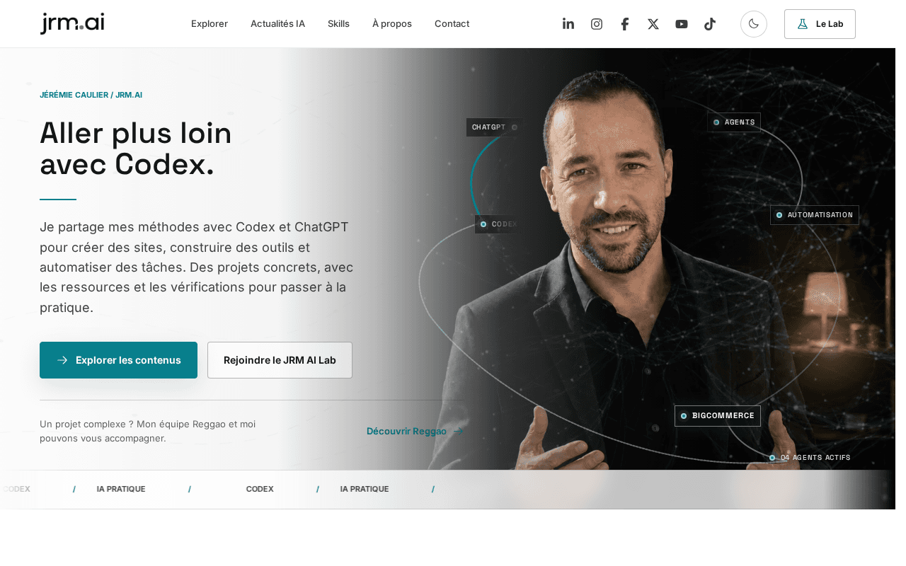 Screenshot of jrm.ai