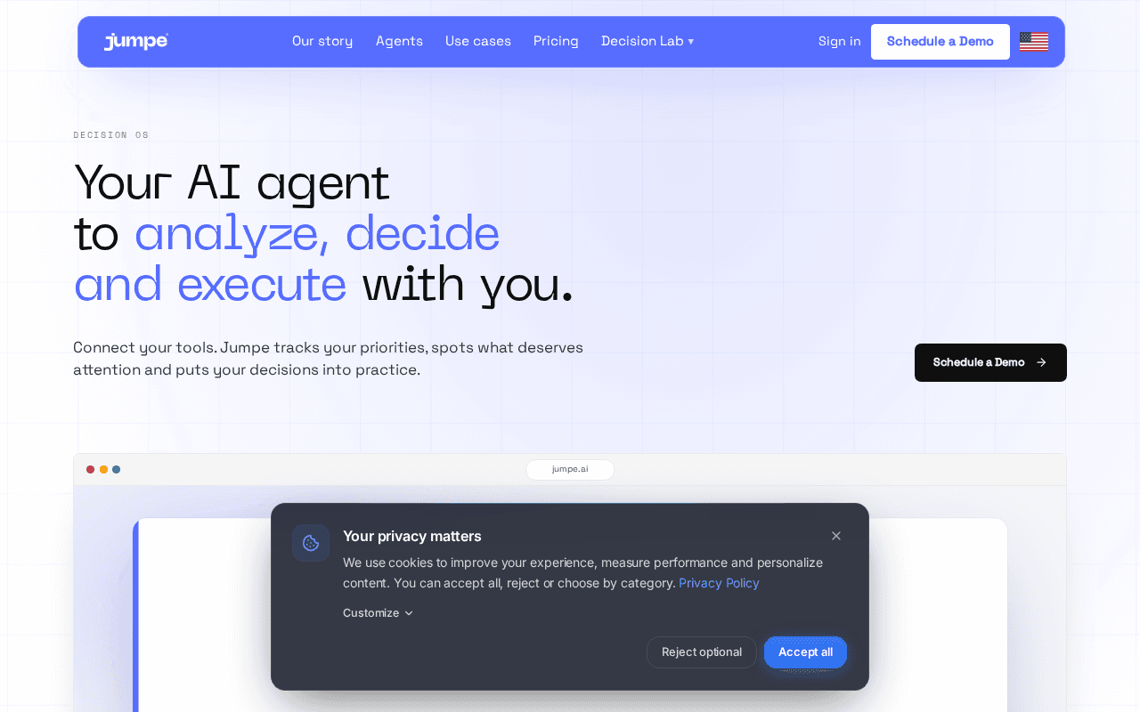 Screenshot of jumpe.ai