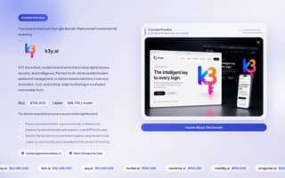 Screenshot of k3y.ai