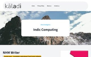 Screenshot of kaladi.ai