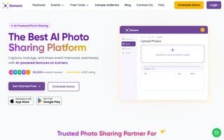 Screenshot of kamero.ai