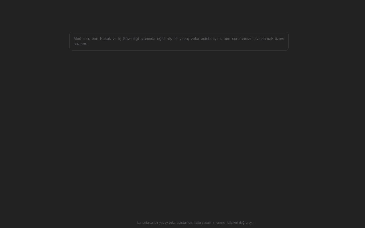 Screenshot of kanunlar.ai