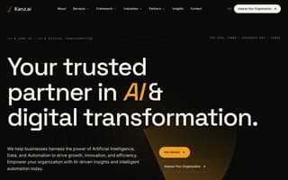 Screenshot of kanz.ai