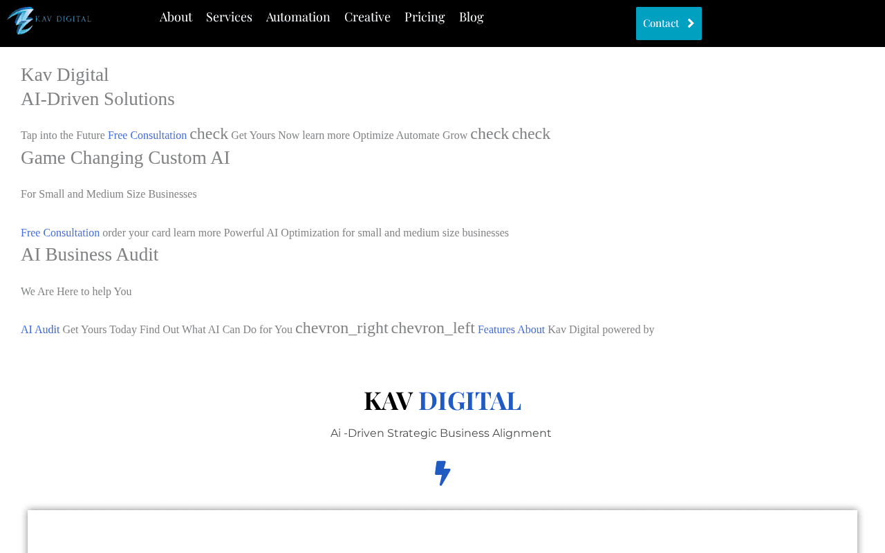 Screenshot of kavdigital.ai
