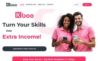 Screenshot of kboo.ai