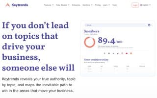 Screenshot of keytrends.ai